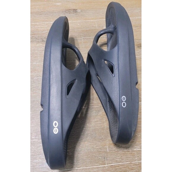 OOFOS Sport Recovery Sandals Flip Flops Comfort Black Mens Size 9 Wmns 11 main image 6
